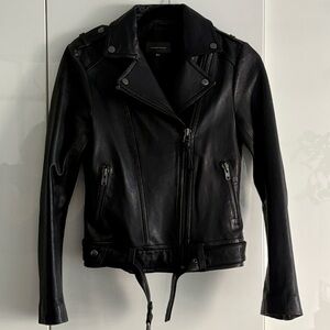 Mackage By Aritzia Moto Leather Jacket XS